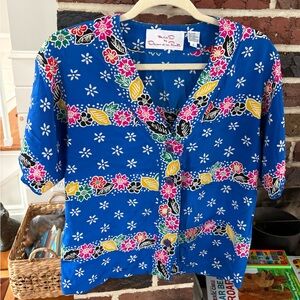 Vintage Miss O by Oscar de la Renta top